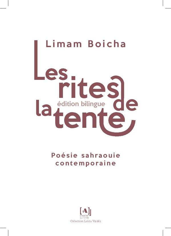 Couverture du livre 'Les rites de la tente'